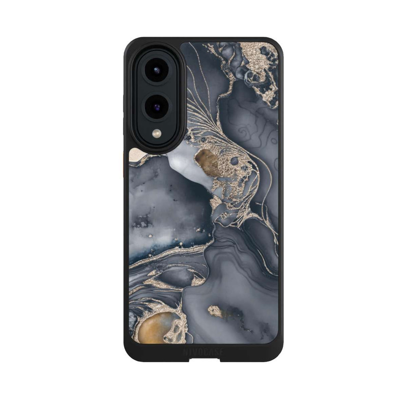 Galaxy S25 Edge NIVOcore Alcohol Ink Gold Grey