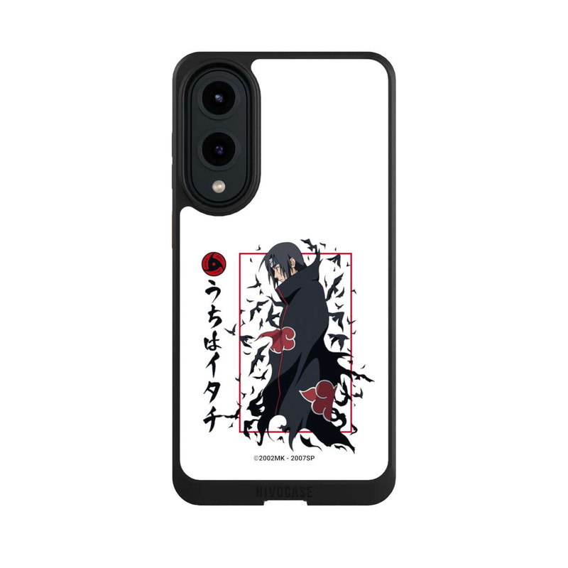 Galaxy S25 Edge NIVOcore Itachi Krähen Weiß