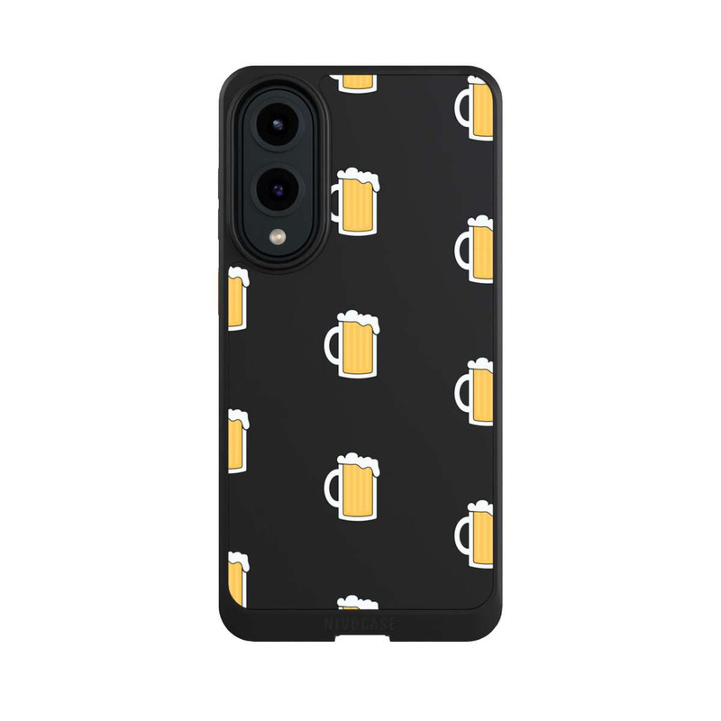 Galaxy S25 Edge NIVOcore Bierglas Pattern Illustration