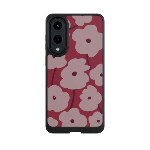 Samsung Galaxy S25 Edge NIVOcore Minimalistic Flowers Bordeaux