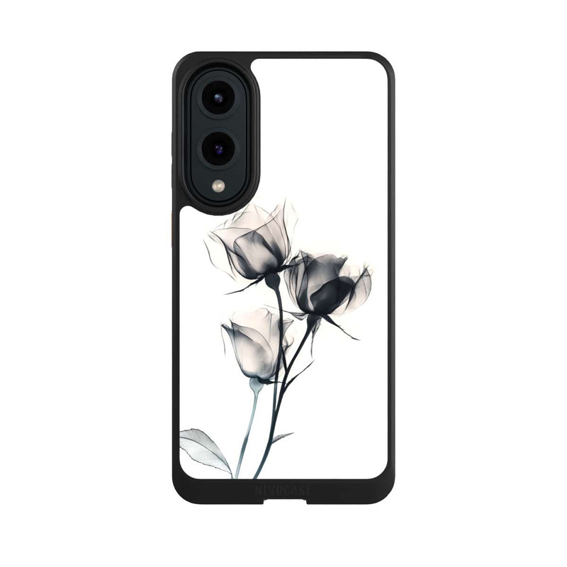 Galaxy S25 Edge NIVOcore Schwarze Blume