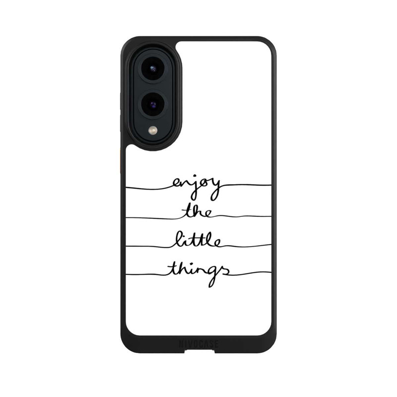 Galaxy S25 Edge NIVOcore Enjoy The Little Things White