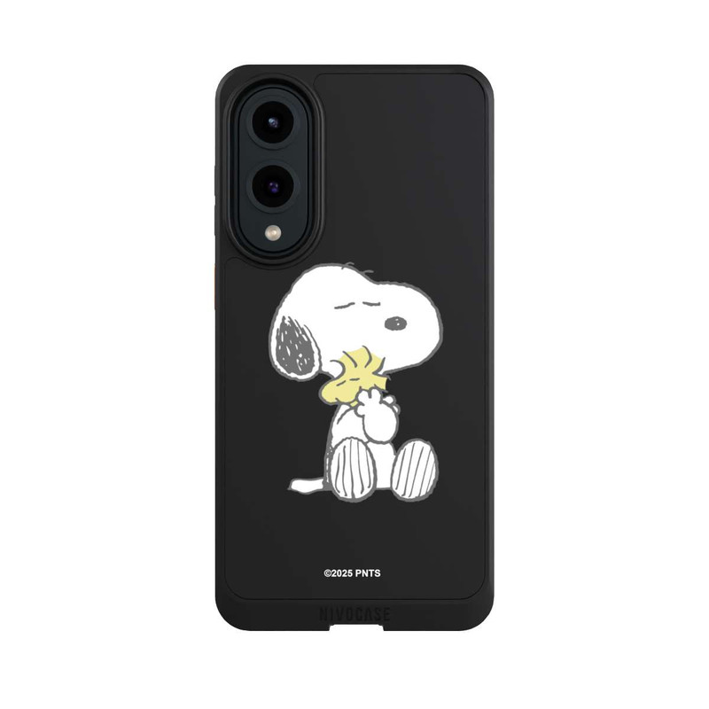 Galaxy S25 Edge NIVOcore Snoopy And Woodstock Cuddling transparent