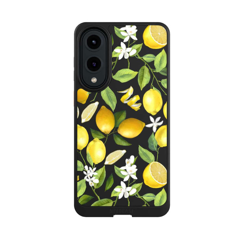 Galaxy S25 Edge NIVOcore Lemon Summer Wallpaper Transparent