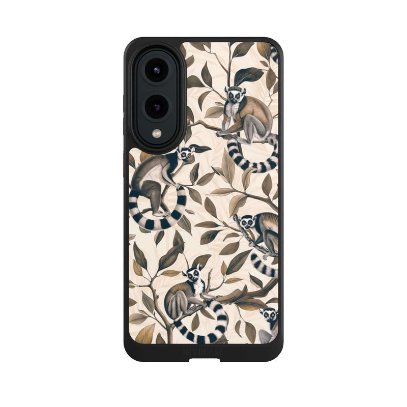 Galaxy S25 Edge NIVOcore Lush Tropical Lemur Paradise