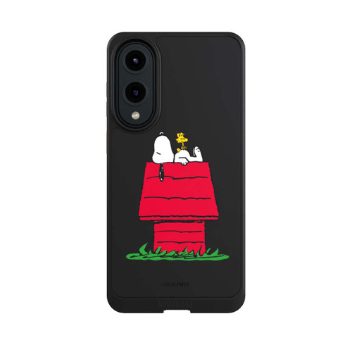 Samsung Galaxy S25 Edge NIVOcore Snoopy and Woodstock Classic transparent