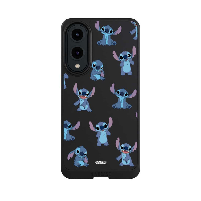 Galaxy S25 Edge NIVOcore Stitch Faces Pattern Transparent