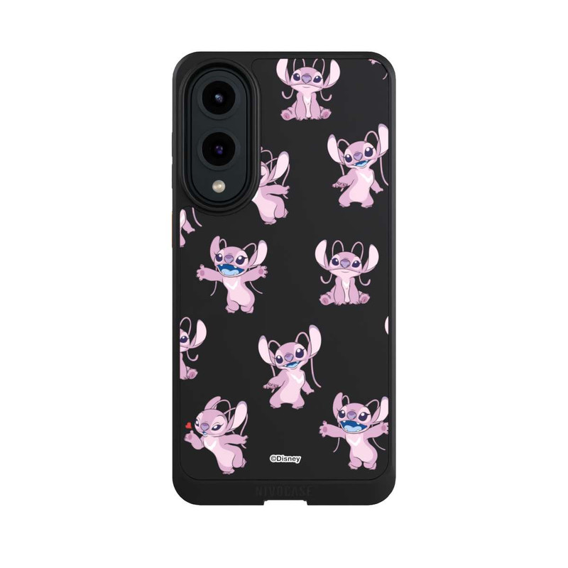 Galaxy S25 Edge NIVOcore Angel Faces Pattern Transparent