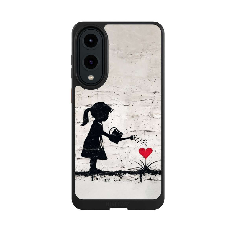 Galaxy S25 Edge NIVOcore Girl Watering Bunch of Flowers 
