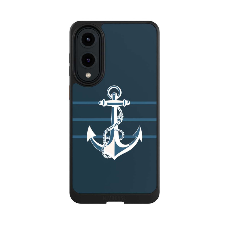 Galaxy S25 Edge NIVOcore Anchor Line Blue with AI