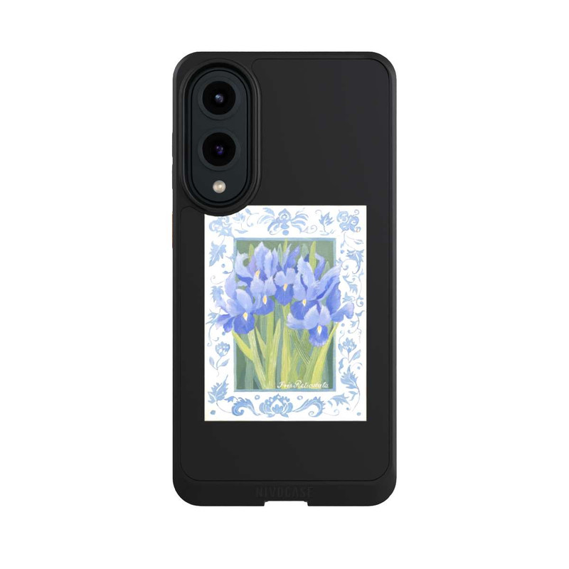 Galaxy S25 Edge NIVOcore Blue Iris, by Jennifer Abbott