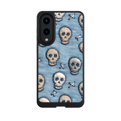 Samsung Galaxy S25 Edge NIVOcore Skulls on Jeans Pattern