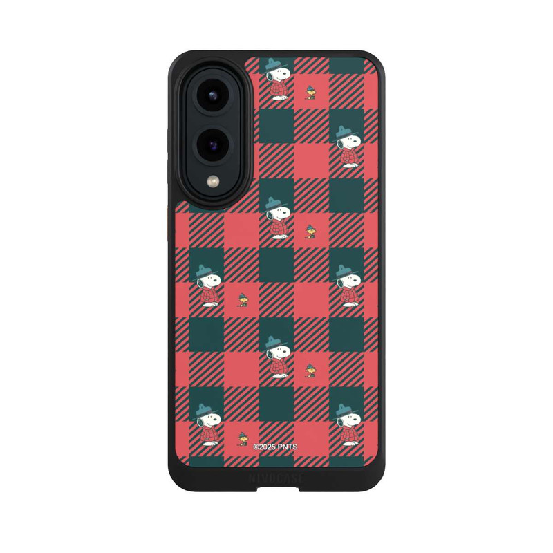 Galaxy S25 Edge NIVOcore Peanuts Red Tartan Pattern