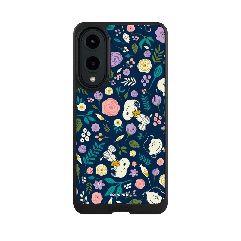 Galaxy S25 Edge NIVOcore Peanuts Dark Flower Pattern