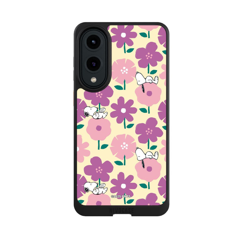 Galaxy S25 Edge NIVOcore Peanuts Flower Pattern Yellow