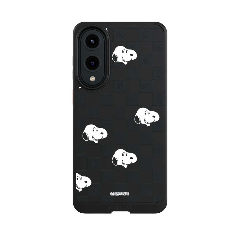 Galaxy S25 Edge NIVOcore Snoopy Checked Pattern