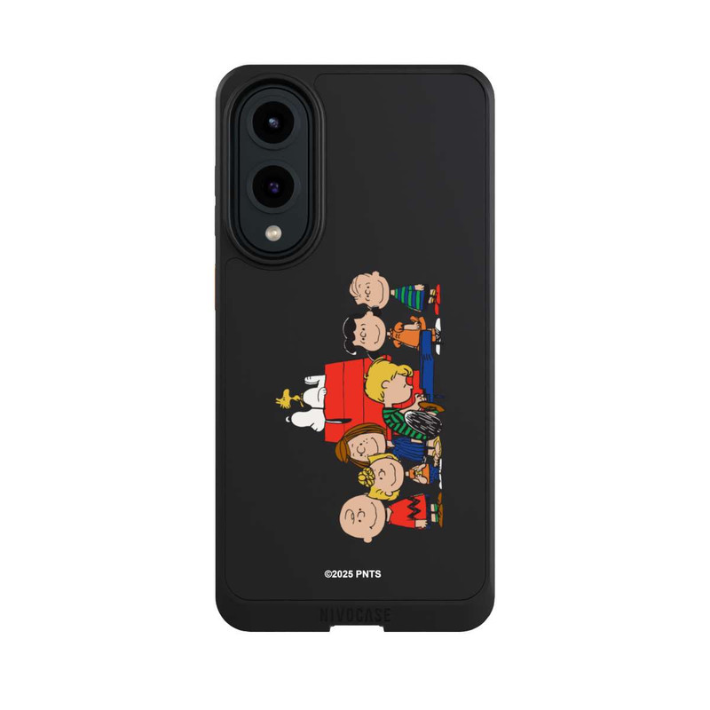 Galaxy S25 Edge NIVOcore Snoopy and Friends Transparent