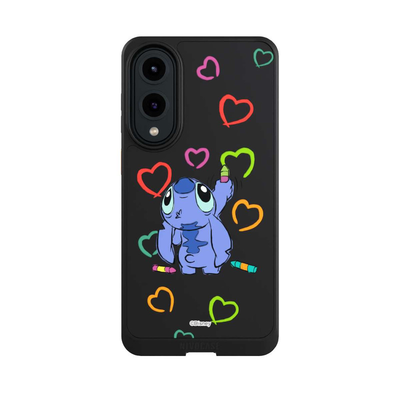 Galaxy S25 Edge NIVOcore Stitch Draws a Heart Transparent