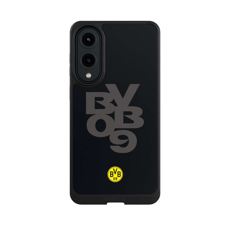 Galaxy S25 Edge NIVOcore BVB09 Grau Schwarz