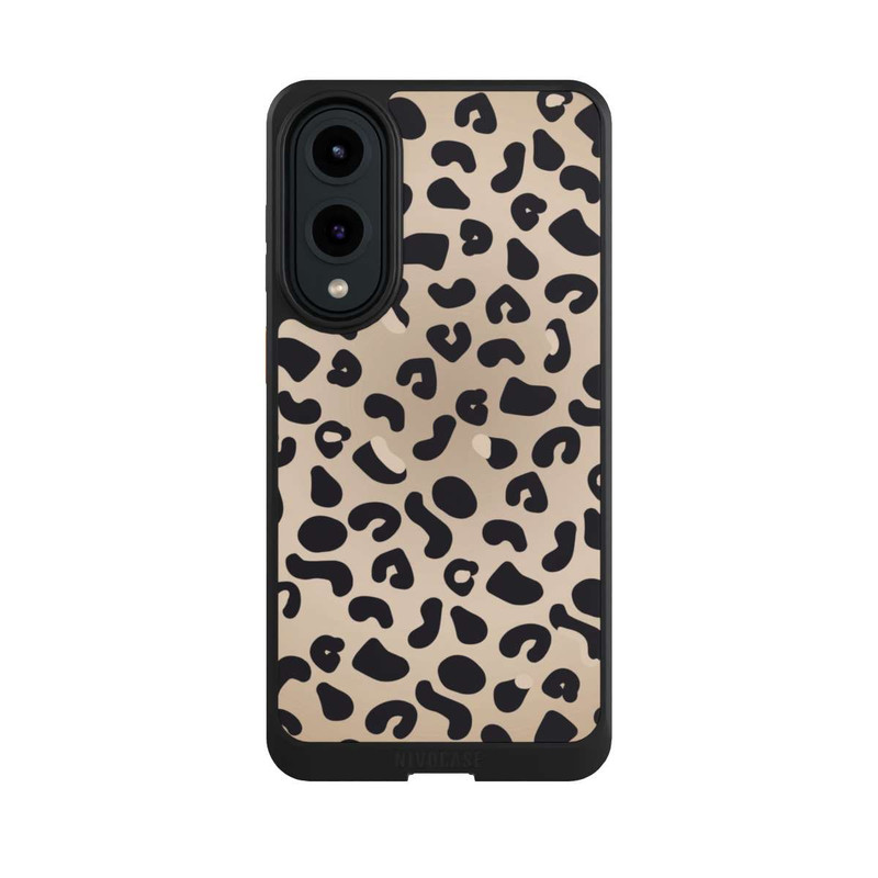 Galaxy S25 Edge NIVOcore Motif guépard marron clair