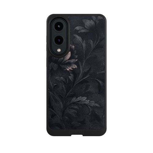 Samsung Galaxy S25 Edge NIVOcore Dunkles Blumenmuster Vintage