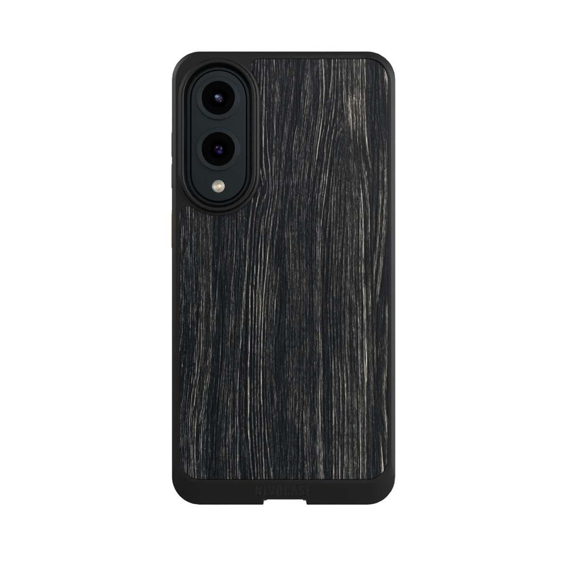 Galaxy S25 Edge NIVOcore Dunkle Holzstruktur