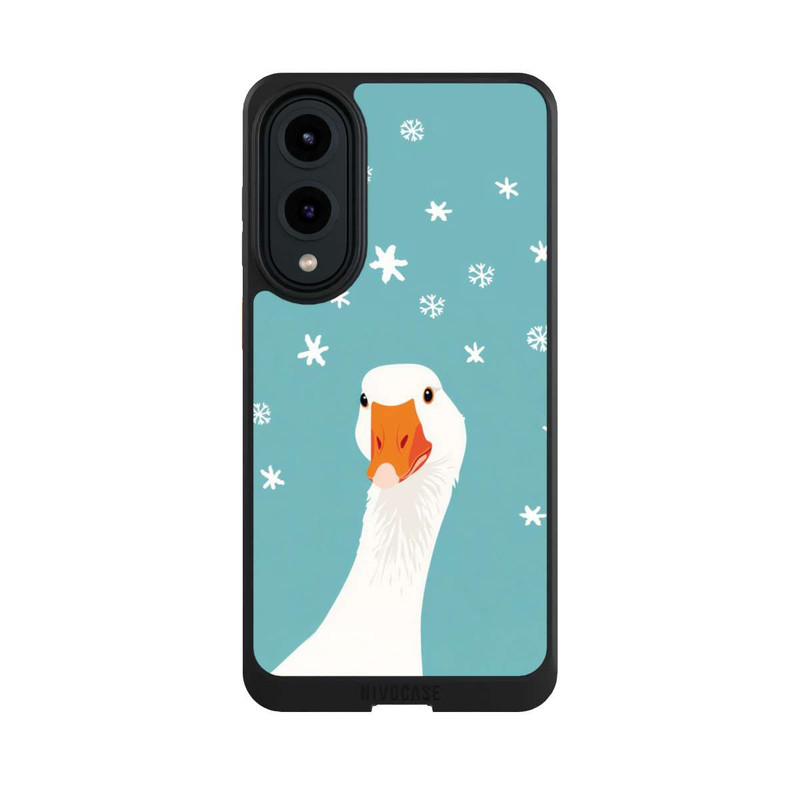 Galaxy S25 Edge NIVOcore Gans Irritiert Sterne Blau mit KI
