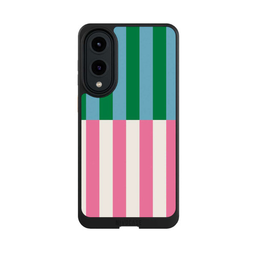 Samsung Galaxy S25 Edge NIVOcore Motif Rayé Vert Rose