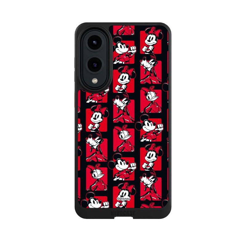 Galaxy S25 Edge NIVOcore Mickey Mouse Racing Pattern Red