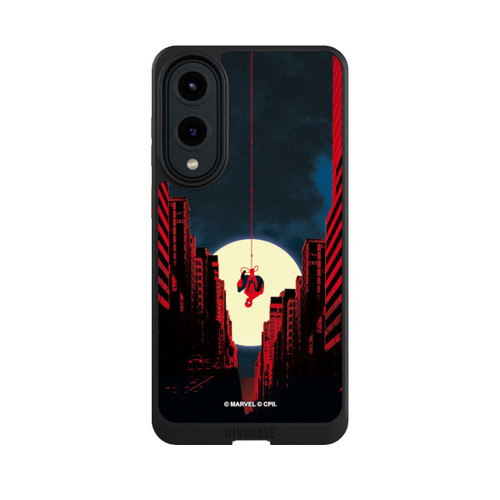 Samsung Galaxy S25 Edge NIVOcore Spider-Man Marvel between Skyscrapers