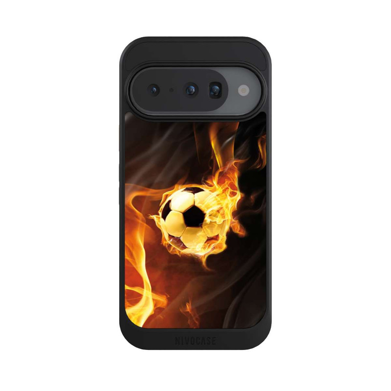 Pixel 10 NIVOcore Fußball in Flammen