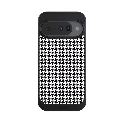 Google Pixel 10 NIVOcore Hahnentritt Schwarz Weiß
