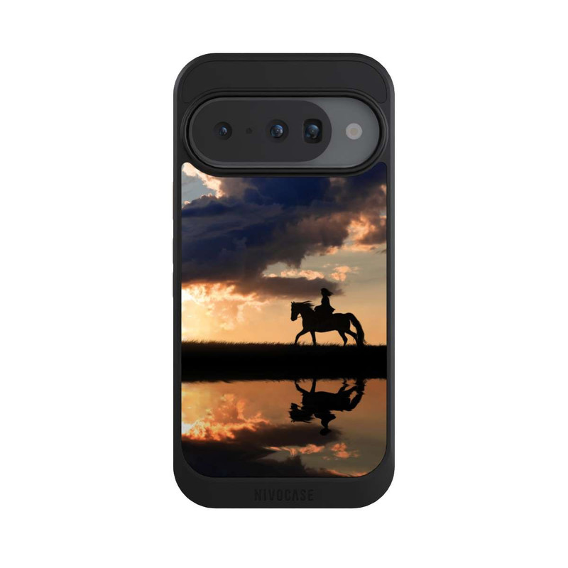 Pixel 10 NIVOcore Ausritt im Sonnenuntergang