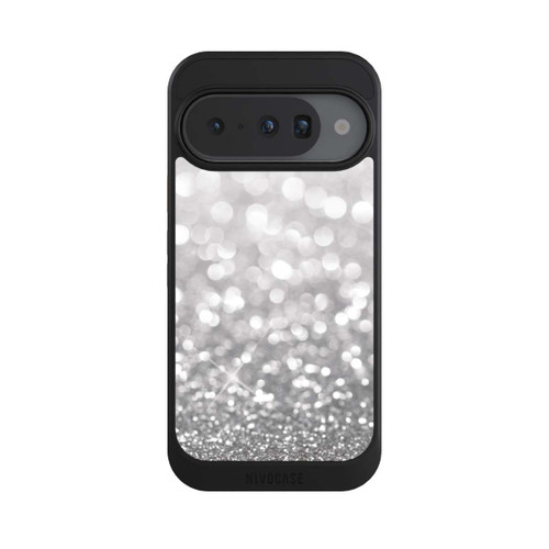 Google Pixel 10 NIVOcore Pluie de Paillettes Argentées Look
