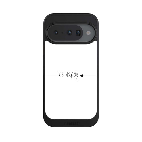 Google Pixel 10 NIVOcore Be Happy Weisser Hintergrund