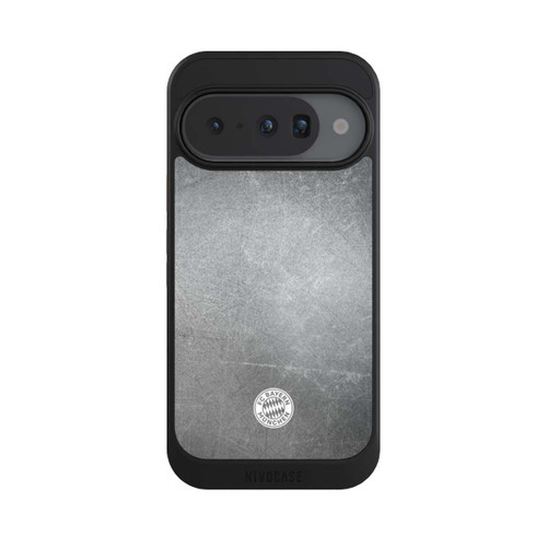 Google Pixel 10 NIVOcore Classic FCB Logo Small - White on Metal Look