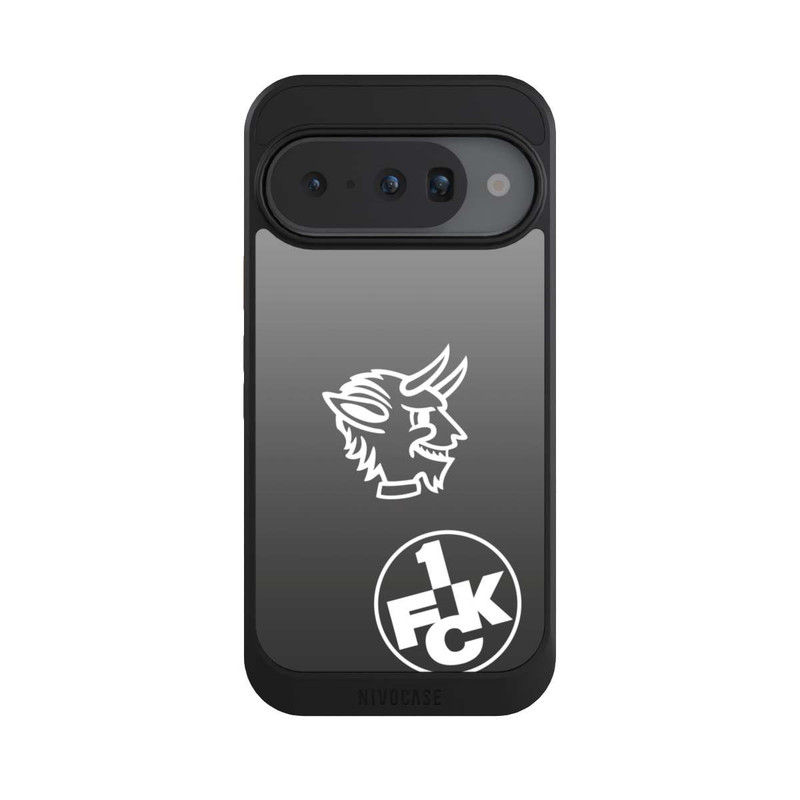Pixel 10 NIVOcore Teufelskopf FCK auf Schwarz