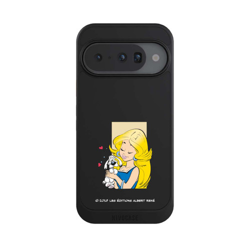 Google Pixel 10 NIVOcore Falbala et Idéfix Amoureux Transparent