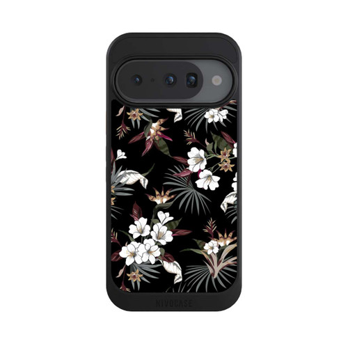 Google Pixel 10 NIVOcore Flowers Black