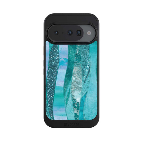 Google Pixel 10 NIVOcore glamouröser Glitzerlook blau