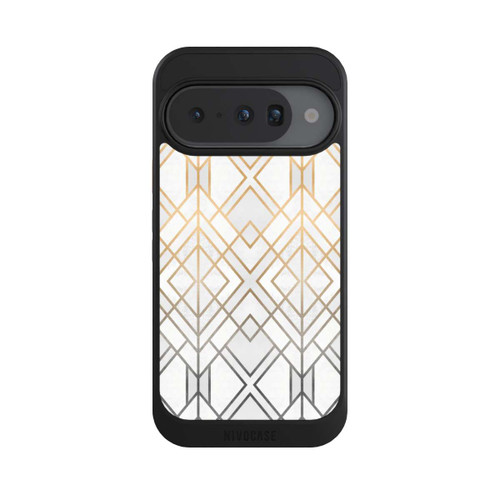 Google Pixel 10 NIVOcore Gold and Grey Geo Print