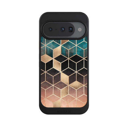 Google Pixel 10 NIVOcore Ombre Dream Cubes Gold Print