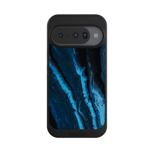 Google Pixel 10 NIVOcore Blue oil texture