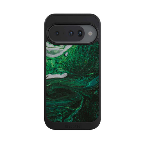 Google Pixel 10 NIVOcore Green oil texture