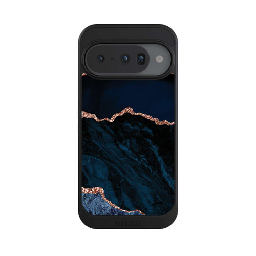 Google Pixel 10 NIVOcore Nacht Blau Marmor Landschaft