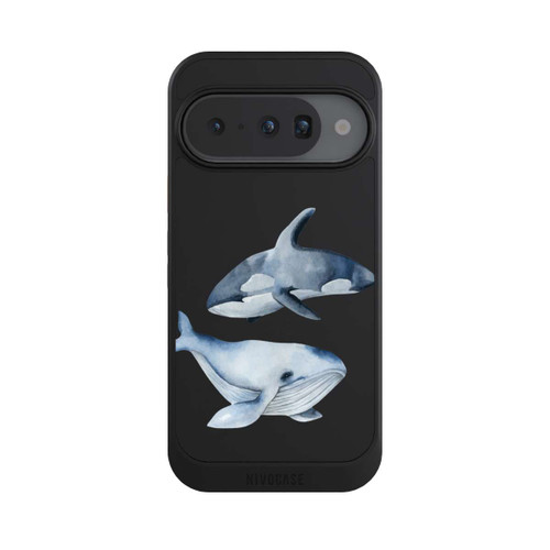 Google Pixel 10 NIVOcore Baleines transparentes
