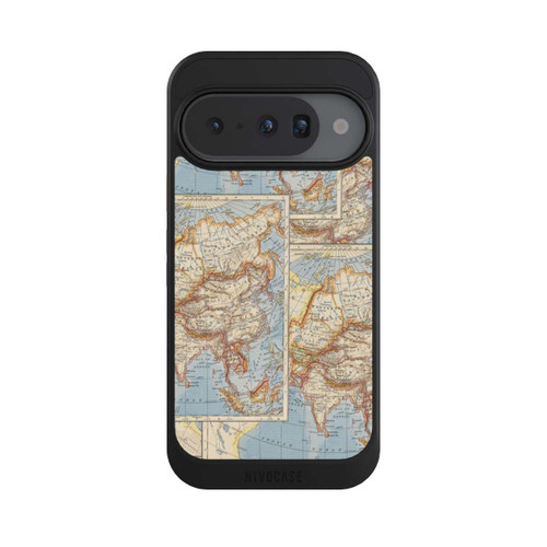 Google Pixel 10 NIVOcore World Map Vintage