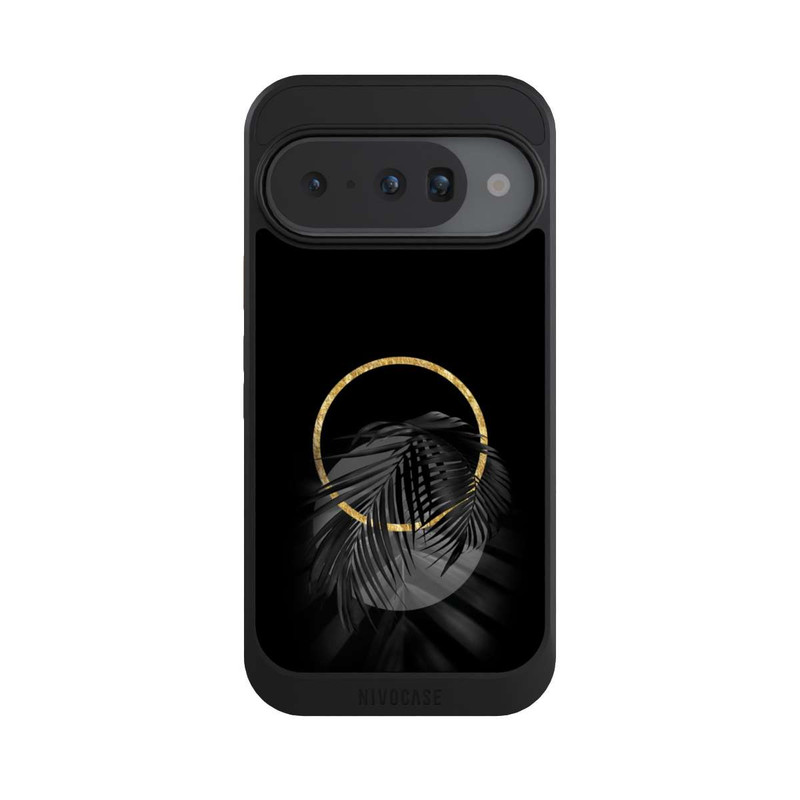 Pixel 10 NIVOcore Black Tropical Leaf