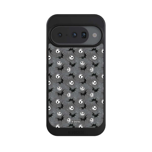Google Pixel 10 NIVOcore Jack Grey Pattern Tim Burtons Nightmare before Christmas