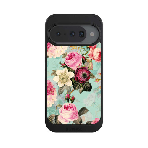 Google Pixel 10 NIVOcore Turquoise Wallpaper Roses